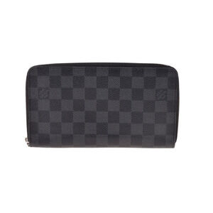 Louis Vuitton Graphite Black Zippy Organizer Long Wallet